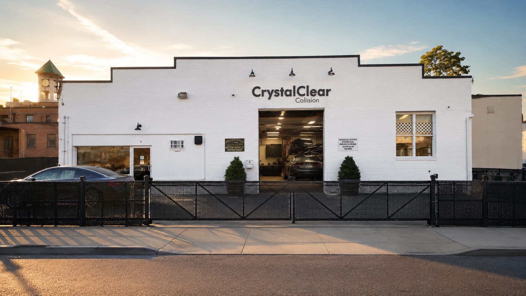 Crystal Clear Collision shop exterior